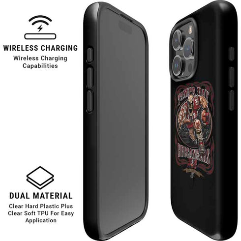 Liquid Blue NFL Tampa Bay Buccaneers Running Back iPhone 16 Pro Max Magsafe Impact Case