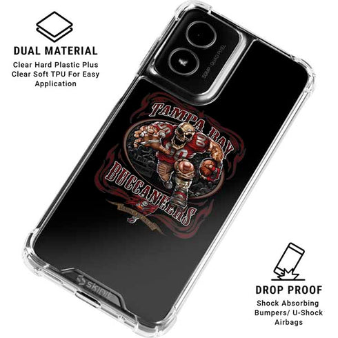 Liquid Blue NFL Tampa Bay Buccaneers Running Back Moto G Power 5G (2024) Clear Case