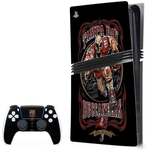 Liquid Blue NFL Tampa Bay Buccaneers Running Back PS5 Pro Bundle Skin