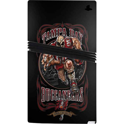 Liquid Blue NFL Tampa Bay Buccaneers Running Back PS5 Pro Console Skin