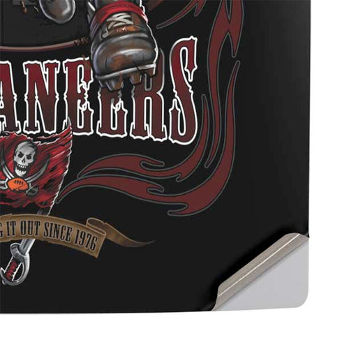 Liquid Blue NFL Tampa Bay Buccaneers Running Back PS5 Pro Console Skin