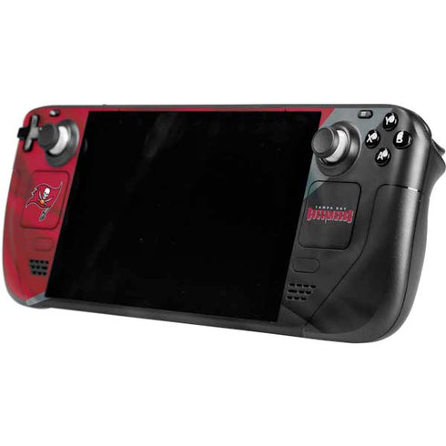 NFL Tampa Bay Buccaneers Steam Deck Handheld Gaming Computer OLED Skin