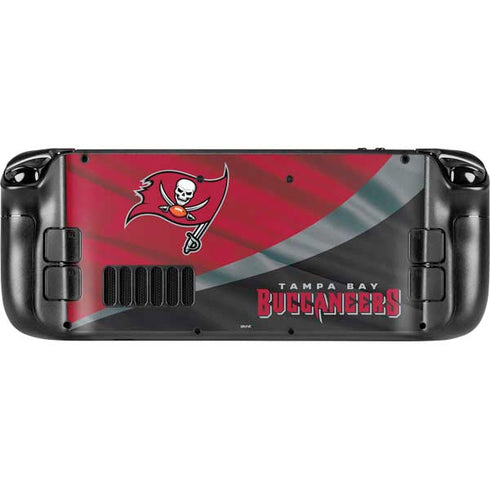 NFL Tampa Bay Buccaneers Steam Deck Handheld Gaming Computer OLED Skin