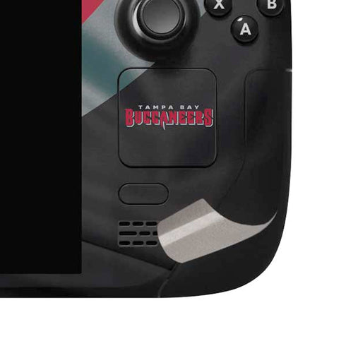 NFL Tampa Bay Buccaneers Steam Deck Handheld Gaming Computer OLED Skin