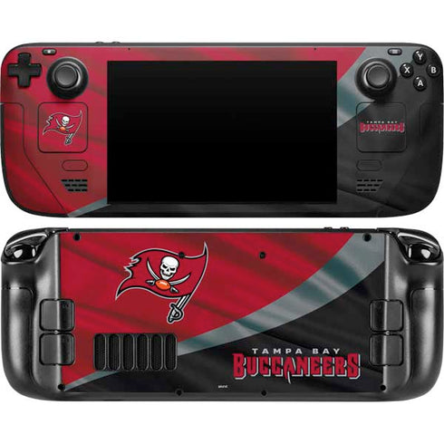 NFL Tampa Bay Buccaneers Steam Deck Handheld Gaming Computer Skin
