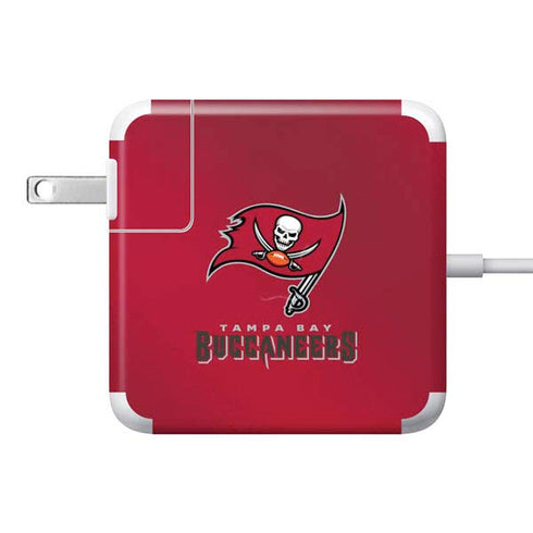 NFL Tampa Bay Buccaneers Team Jersey 85W Power Adapter (15 and 17 inch MacBook Pro Charger) Skin