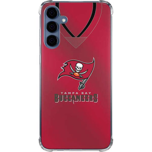 NFL Tampa Bay Buccaneers Team Jersey Galaxy A55 5G Clear Case