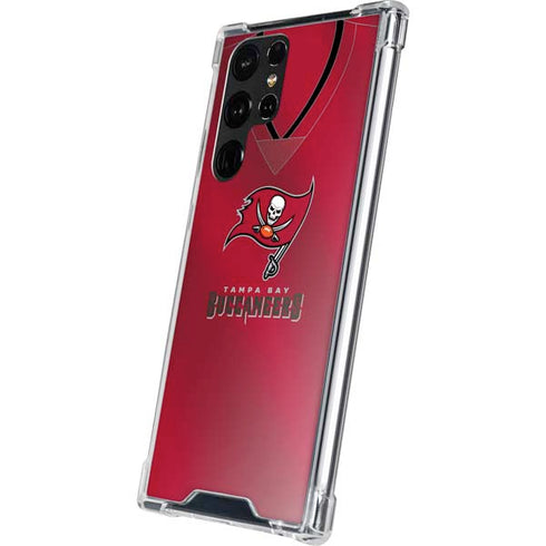 NFL Tampa Bay Buccaneers Team Jersey Galaxy S22 Ultra Clear Case