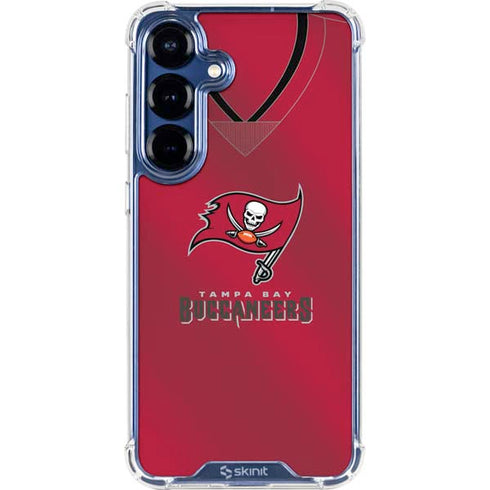 NFL Tampa Bay Buccaneers Team Jersey Galaxy S25 Clear Case