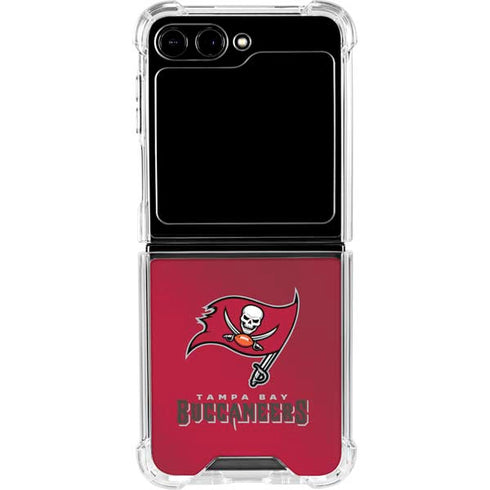 NFL Tampa Bay Buccaneers Team Jersey Galaxy Z Flip6 Clear Case
