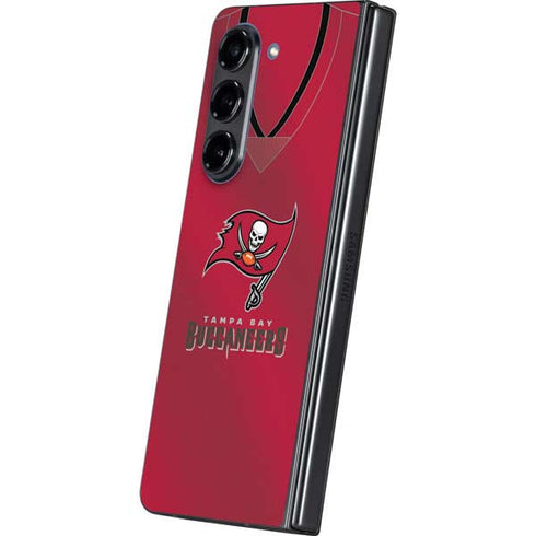 NFL Tampa Bay Buccaneers Team Jersey Galaxy Z Fold5 5G Skin