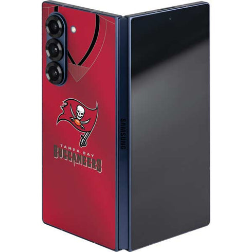 NFL Tampa Bay Buccaneers Team Jersey Galaxy Z Fold6 Skin