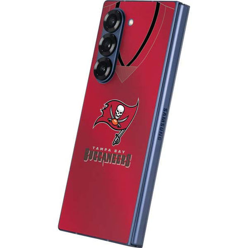 NFL Tampa Bay Buccaneers Team Jersey Galaxy Z Fold6 Skin