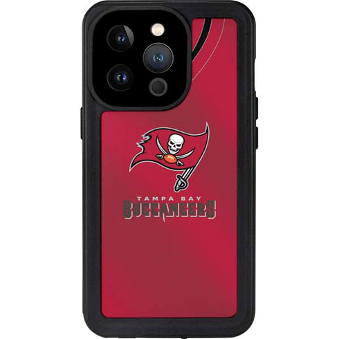 NFL Tampa Bay Buccaneers Team Jersey iPhone 15 Pro Waterproof Case