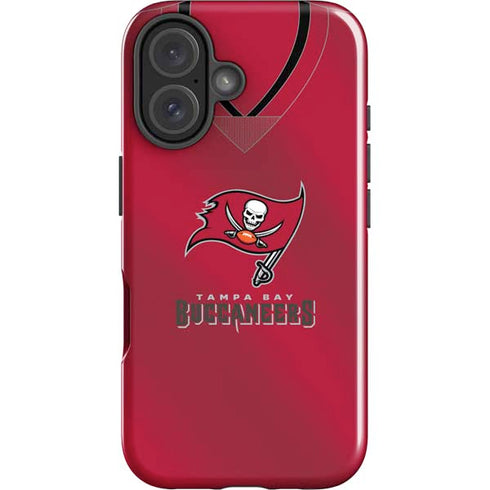 NFL Tampa Bay Buccaneers Team Jersey iPhone 16 Plus Impact Case