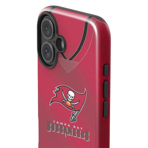 NFL Tampa Bay Buccaneers Team Jersey iPhone 16 Plus Impact Case