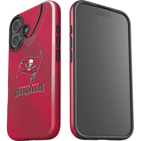 NFL Tampa Bay Buccaneers Team Jersey iPhone 16 Plus Impact Case