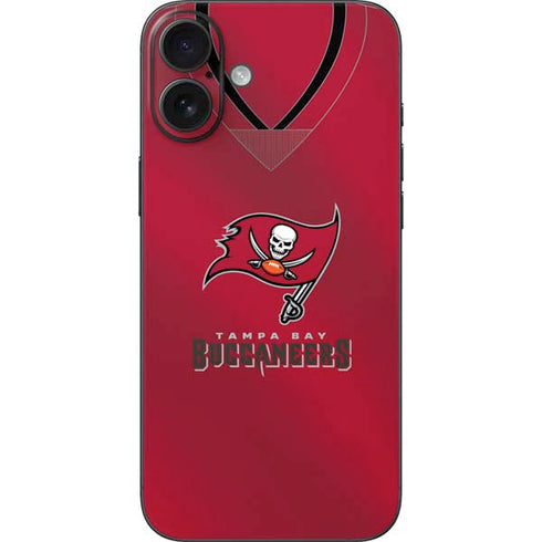 NFL Tampa Bay Buccaneers Team Jersey iPhone 16 Plus Skin