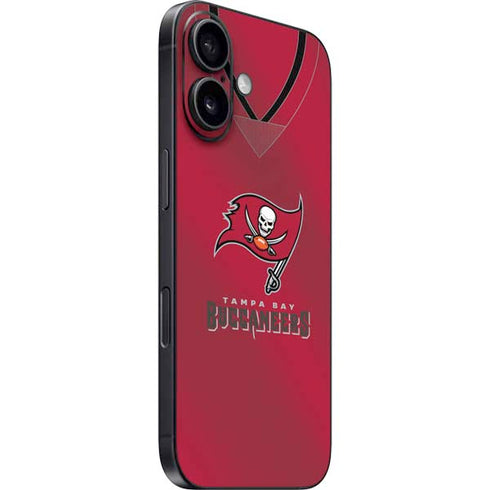 NFL Tampa Bay Buccaneers Team Jersey iPhone 16 Plus Skin