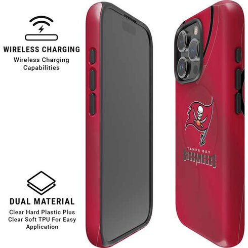 NFL Tampa Bay Buccaneers Team Jersey iPhone 16 Pro Magsafe Impact Case
