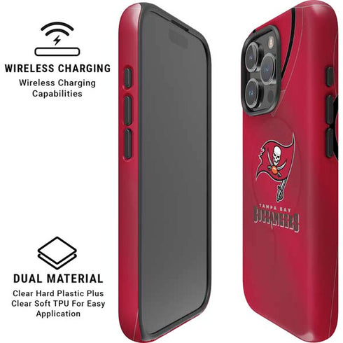 NFL Tampa Bay Buccaneers Team Jersey iPhone 16 Pro Max Magsafe Impact Case