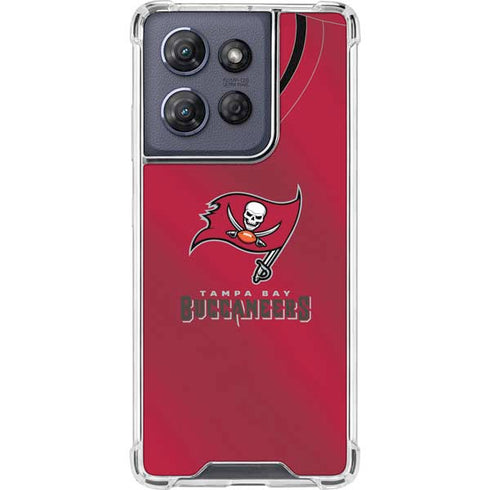 NFL Tampa Bay Buccaneers Team Jersey Moto G Power 5G (2025) Clear Case