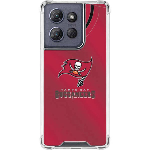 NFL Tampa Bay Buccaneers Team Jersey Moto G Stylus 5G (2025) Clear Case