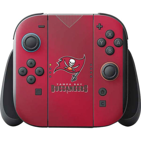 NFL Tampa Bay Buccaneers Team Jersey Nintendo Switch 2 (2025) with Joy-Con Skin