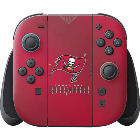 NFL Tampa Bay Buccaneers Team Jersey Nintendo Switch 2 (2025) Joy-Con Controller Skin