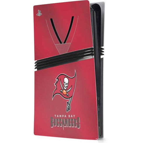 NFL Tampa Bay Buccaneers Team Jersey PS5 Pro Console Skin