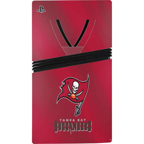 NFL Tampa Bay Buccaneers Team Jersey PS5 Pro Disk Console Skin