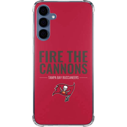 NFL Tampa Bay Buccaneers Team Motto Galaxy A35 5G Clear Case