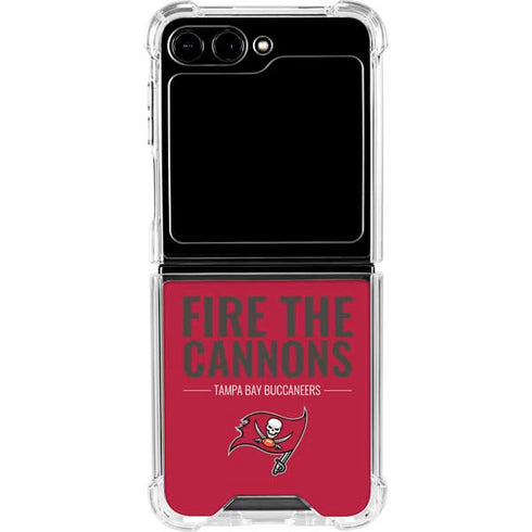 NFL Tampa Bay Buccaneers Team Motto Galaxy Z Flip6 Clear Case