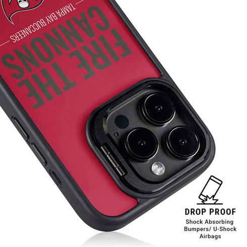NFL Tampa Bay Buccaneers Team Motto iPhone 15 Pro Kickstand Case
