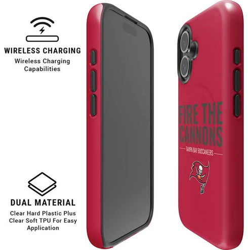 NFL Tampa Bay Buccaneers Team Motto iPhone 16 Magsafe Impact Case