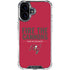 NFL Tampa Bay Buccaneers Team Motto iPhone 16 Plus Clear Case