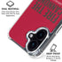 NFL Tampa Bay Buccaneers Team Motto iPhone 16 Plus Clear Case