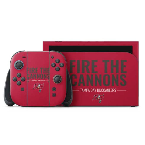 NFL Tampa Bay Buccaneers Team Motto Nintendo Switch 2 (2025) with Joy-Con Skin
