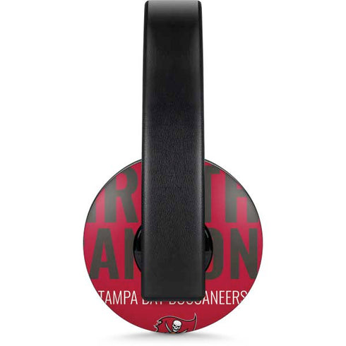 NFL Tampa Bay Buccaneers Team Motto PlayStation 4 Gold Wireless Headset Skin