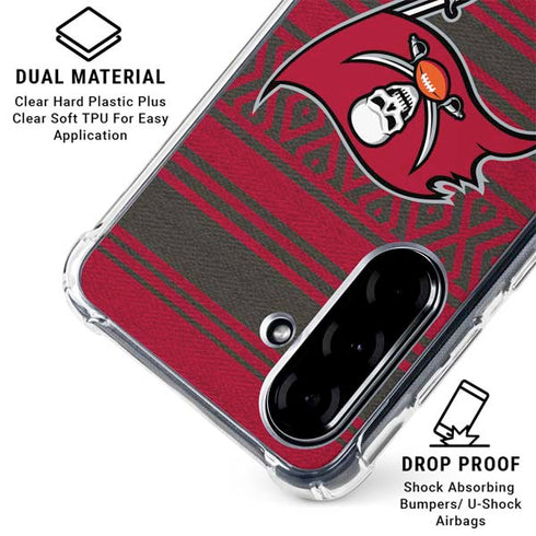 NFL Tampa Bay Buccaneers Trailblazer Galaxy A36 5G Clear Case