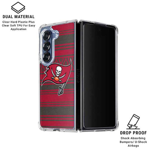 NFL Tampa Bay Buccaneers Trailblazer Galaxy Z Fold6 Clear Case