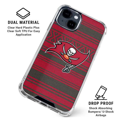NFL Tampa Bay Buccaneers Trailblazer iPhone 15 Clear Case