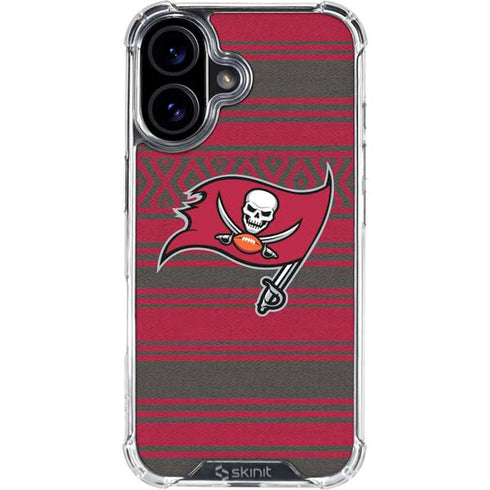 NFL Tampa Bay Buccaneers Trailblazer iPhone 16 Clear Case