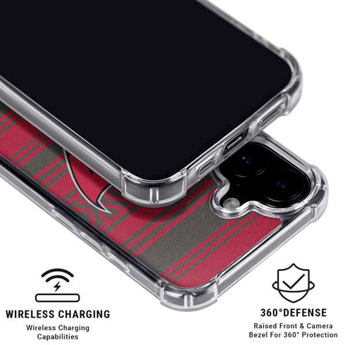 NFL Tampa Bay Buccaneers Trailblazer iPhone 16 Clear Case