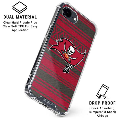 NFL Tampa Bay Buccaneers Trailblazer iPhone 16e Clear Case