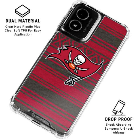 NFL Tampa Bay Buccaneers Trailblazer Moto G Power 5G (2024) Clear Case