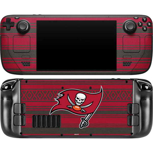 NFL Tampa Bay Buccaneers Trailblazer Steam Deck Handheld Gaming Computer OLED Skin