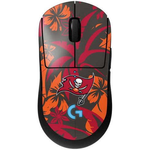 NFL Tampa Bay Buccaneers Tropical Print G Pro Wireless Gaming Mouse Skin