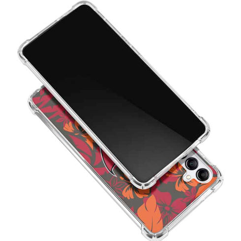 NFL Tampa Bay Buccaneers Tropical Print Gabb Phone 4 Clear Case