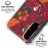 NFL Tampa Bay Buccaneers Tropical Print Galaxy A36 5G Clear Case